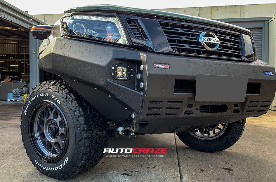 NISSAN NAVARA GRENADE OR XD MATTE GREY MATTE BLACK LIP